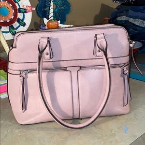light pink purse